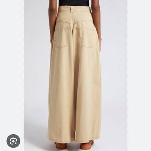 Farm Rio Pleated khaki balloon pants